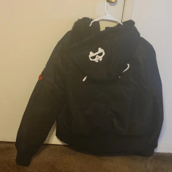 Karl Lagerfeld Hooded Puffer Jacket NWOT - Picture 8 of 10